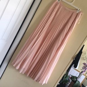 Light pink, long skirt